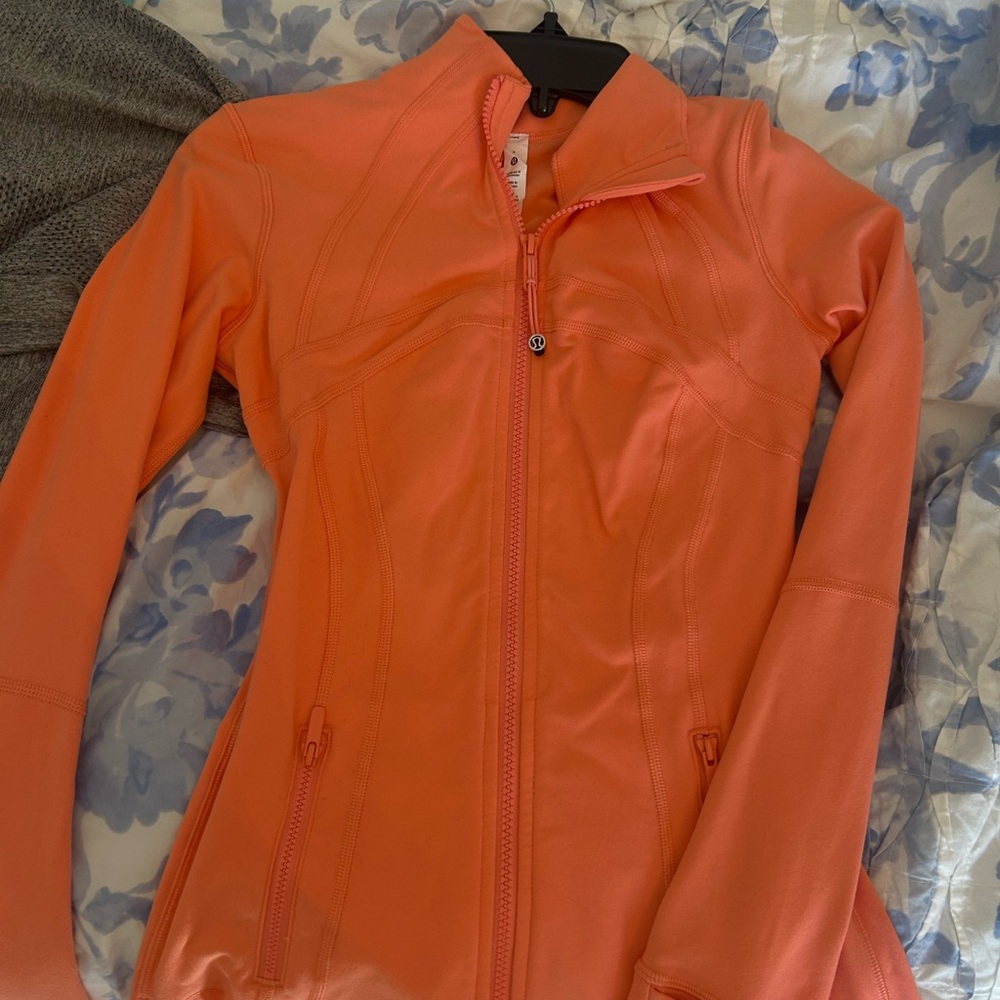 Lululemon Athletica Orange and Pink Performance Hoodie